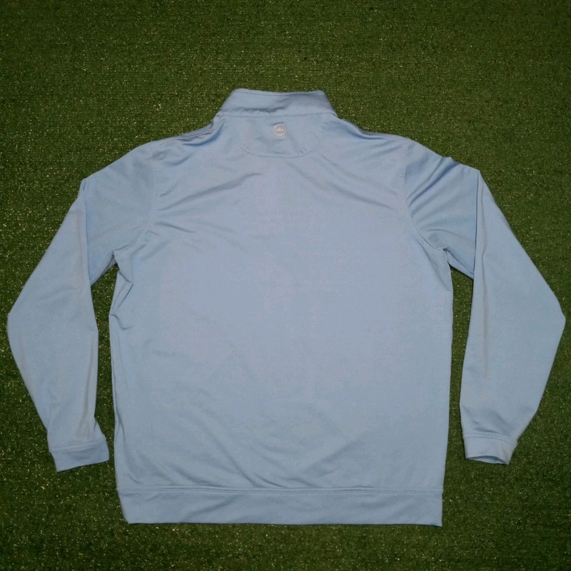 Peter Millar Perth Performance 1/4 Zip Chechessee Creek Club Golf Mens Large gallery