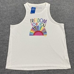 Brooks Mens Run Happy Distance Graphic Tank Top Size XXL
