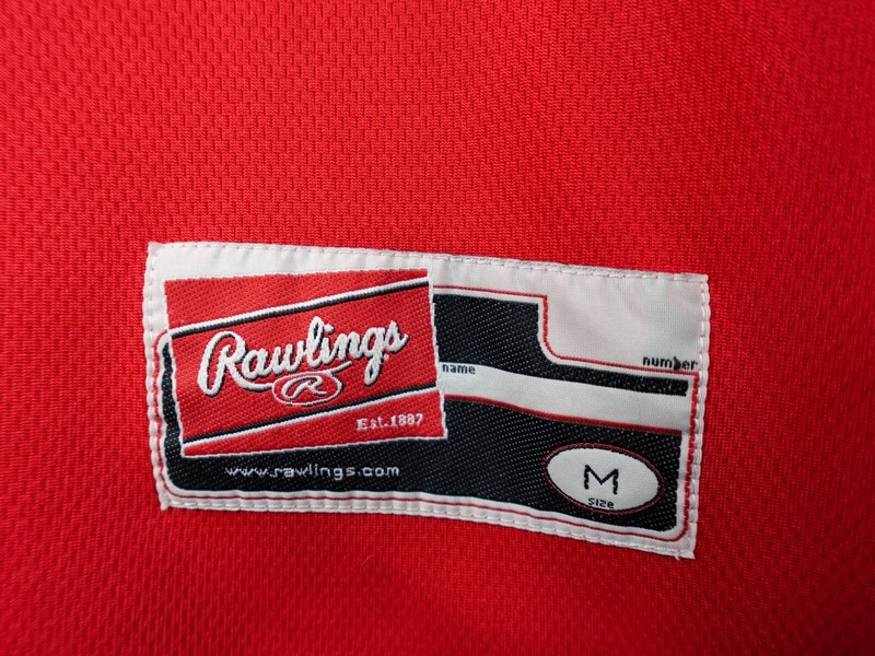Rawlings Louisville Cardinals Red Pullover Jersey Adult Medium Baseball Warm-Up gallery