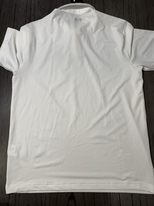 Under Armour Team Tech Mens Short Sleeve White Polo Shirt NEW w/ Tag Medium gallery
