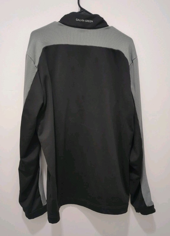 Galvin Green Pebble Beach Golf Links Quarter Zip Pullover Black Performance gallery