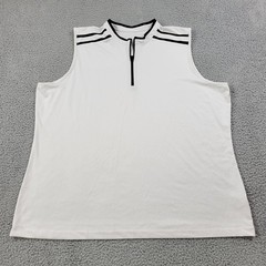 Tail White Label 1/4 Zip Pullover Mens 3XL Performance Sleeveless