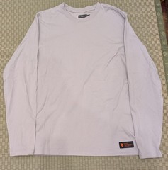 Rapha Trail Long Sleeve T-shirt Cotton Light Gray Men’s Size Medium
