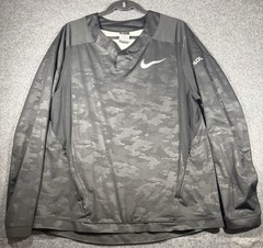 Nike BSB Baseball Dri-FIT Pullover Performance Caged Anorak Jacket Medium