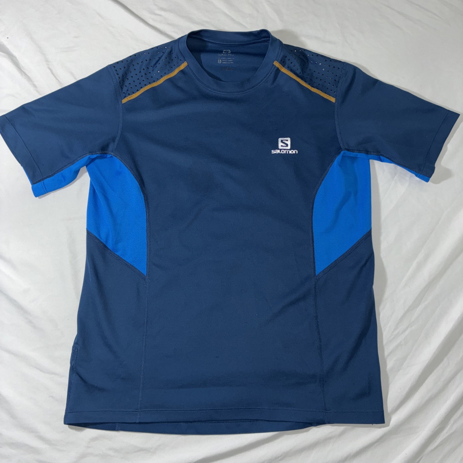 Salomon Men's Small Cross Run Running Hiking Technical Shirt -key Pocket gallery