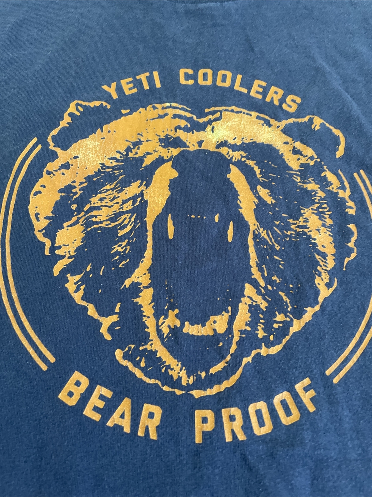 Mens Large Yeti Coolers Bear Proof Size Short Sleeve T-Shirt gallery