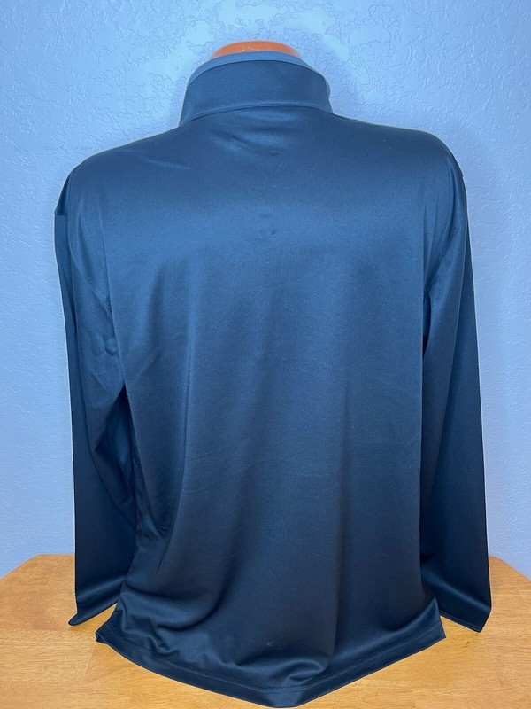 Men's Port Authority Athletic 1/2 Zip Pullover Extra Large XL - Black Polyester gallery