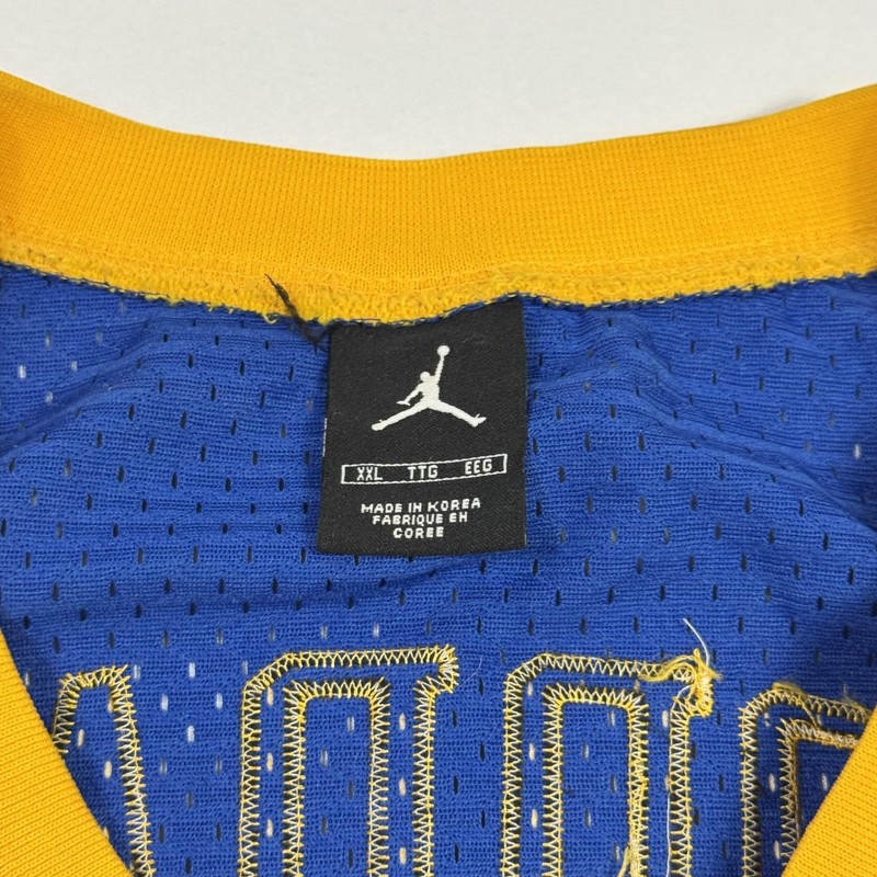 Nike Michael Jordan High School Jersey #23 Shirt Men 2XL Blue Bucs Basketball gallery