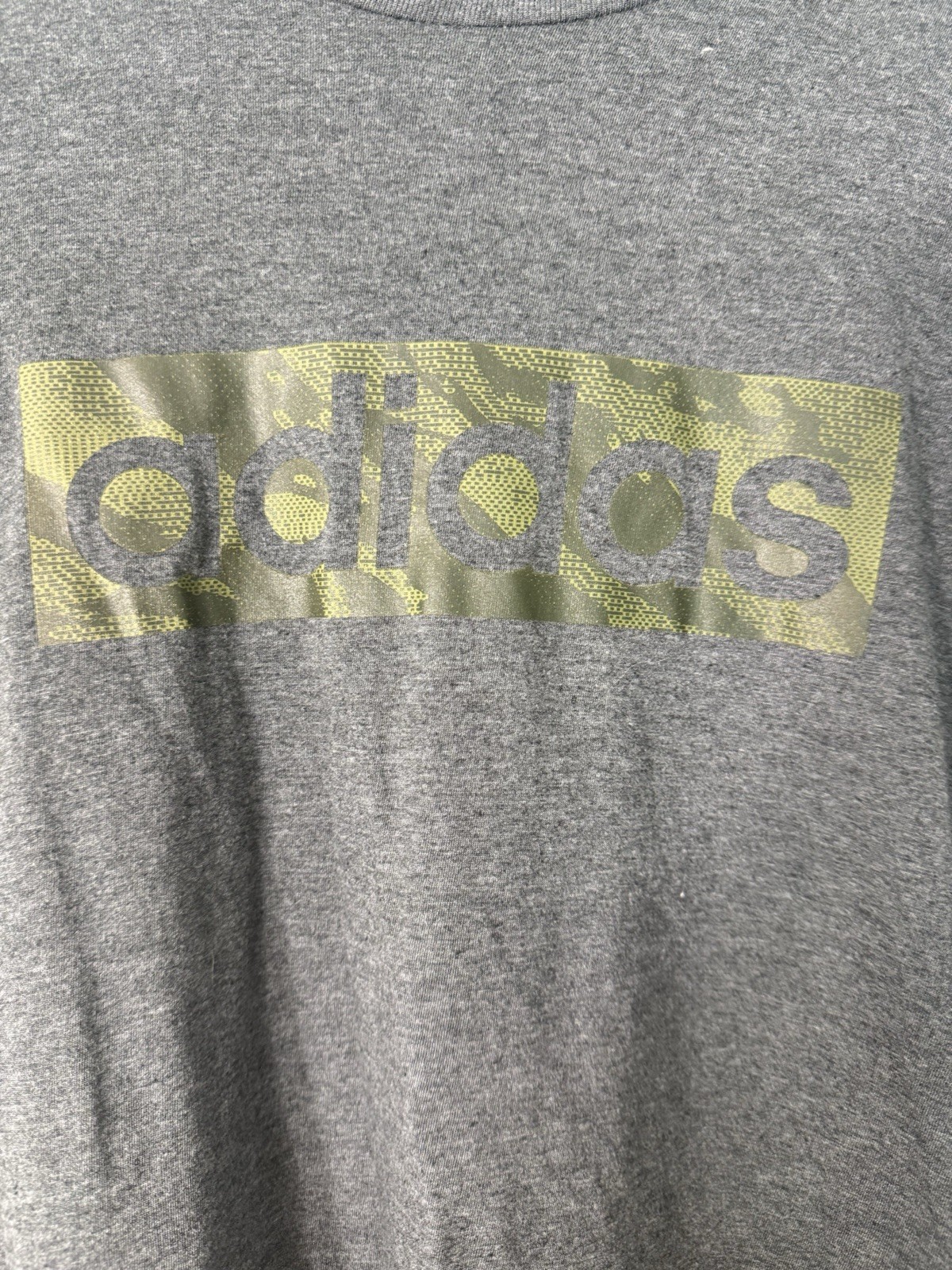 Adidas Men’s The Go-To Performance Tee - Camo Grey Size Medium gallery