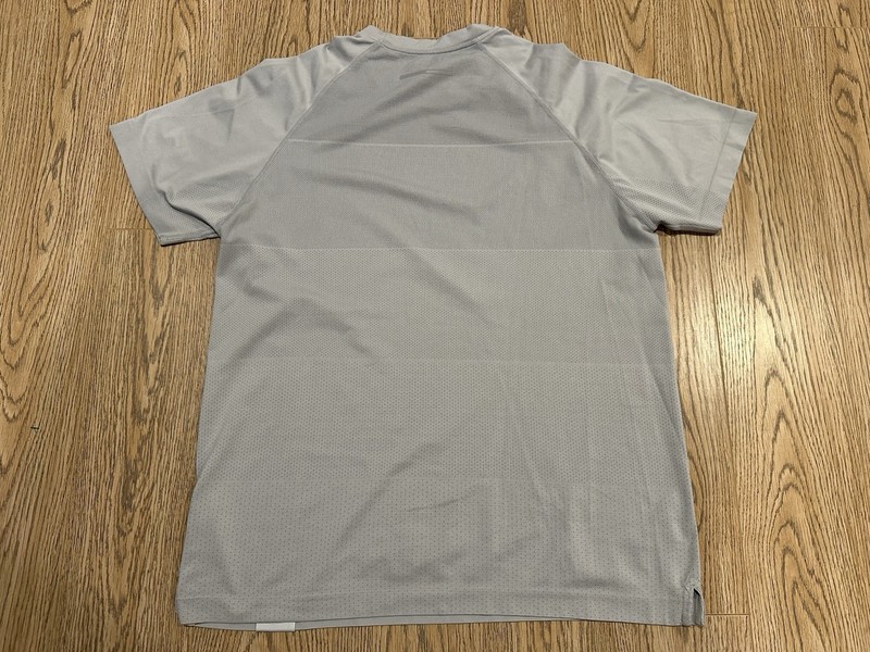 Men's Legends Short Sleeve Shirt Gym Running Yoga Enzo Tee T Shirt Gray Large L gallery