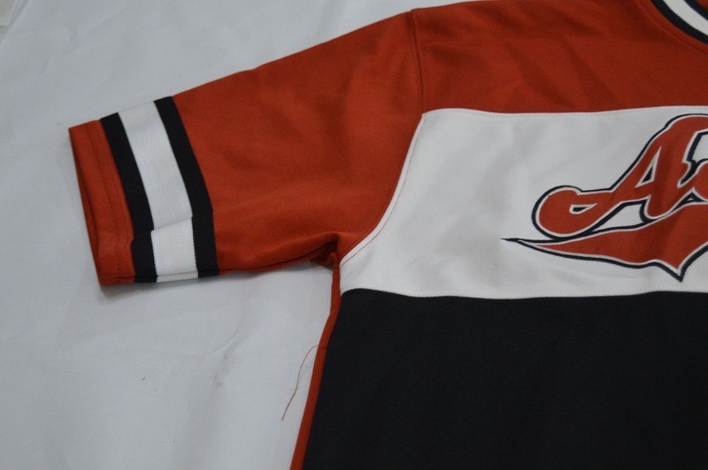True Fan MLB Houston Astros Men's Baseball Jersey Shirt Orange Black Size Medium gallery