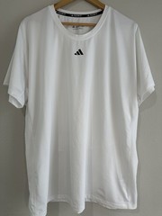Adidas Techfit Compression Training Tee In White Size 3XL Aeroready Fabric