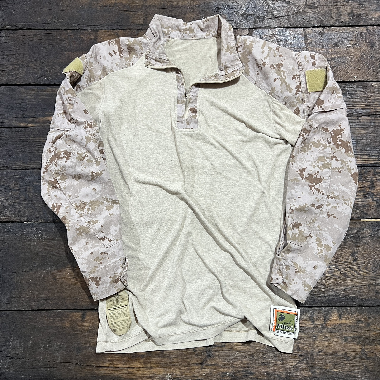 USMC FROG FR Combat Ensemble Shirt Mens Medium Desert MarPat Camo Y2K gallery