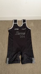 Get Better Today “Panda” Powerlifting Singlet Black & White L Competition #264