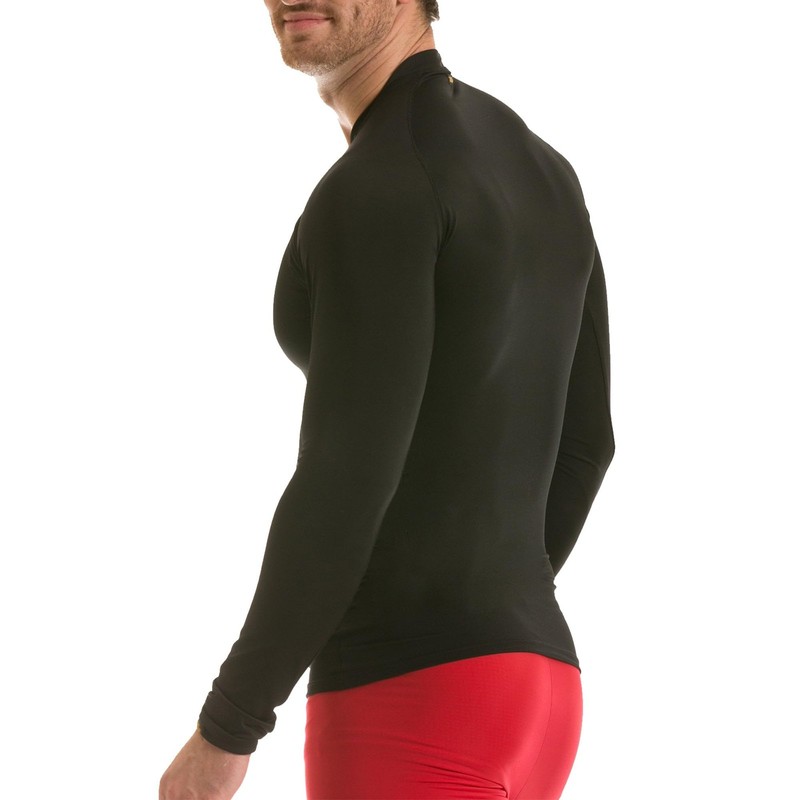 Insta Slim Activewear Compression Raglan Long Sleeve MA2010 Gunmetal/L gallery
