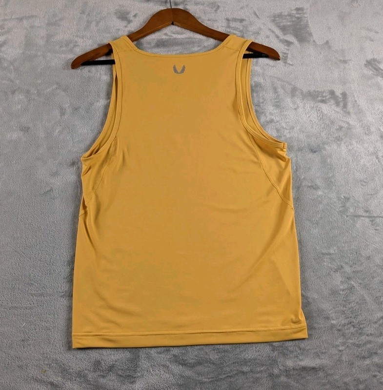 ASRV Tank Top Mens Medium Yellow Lycra Adaptiv Base Layer Performance DSG-1167 gallery