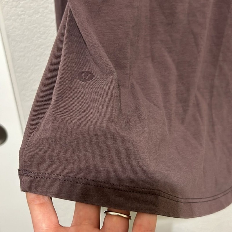 Lululemon Men’s 5 Yr Basic Long Sleeve Henley Vitasea Pima Heathered Purple gallery