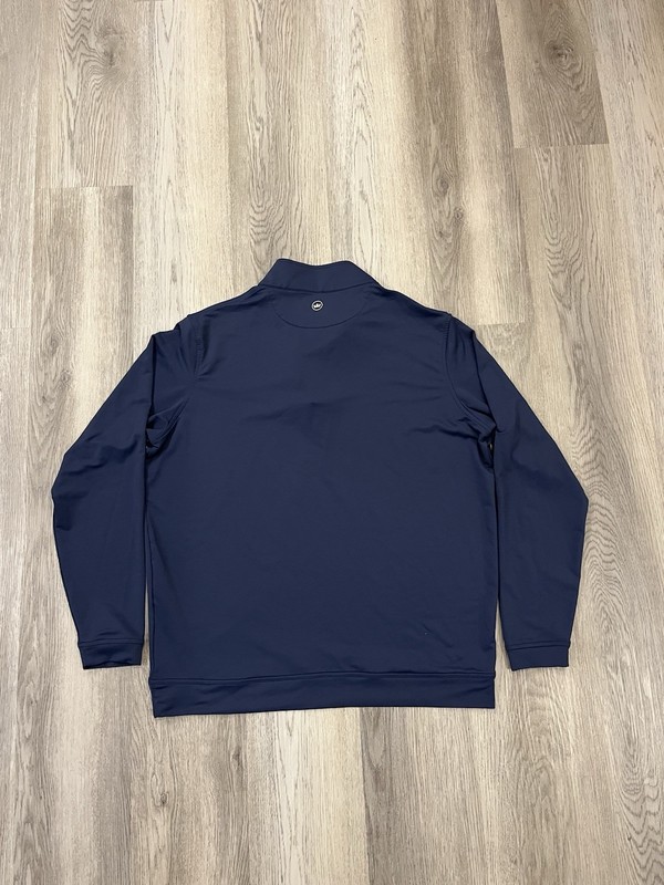 Peter Millar Perth Performance Quarter-Zip Men's XL Pullover Navy Pacer ETF gallery