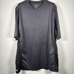 Speedo Mens UV Blocking Black/Gray T-Shirt Size XL