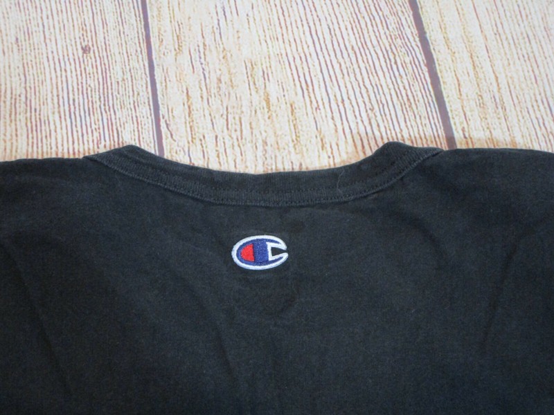 NICE Champion Authentic Black Silver C Logo Tank Top T-Shirt Men's Medium gallery