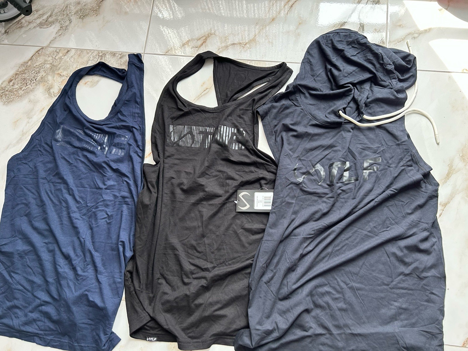 TLF Take Life Further Men’s Drop Tank Tops Stringers Gym Tee Lot Of 3 S Small gallery