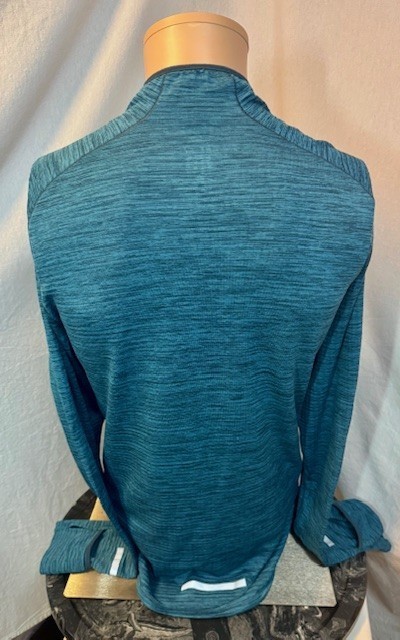 Nike Sphere Element Thermal Long Sleeve 1/4 Zip Running Shirt Blue Men's Large L gallery