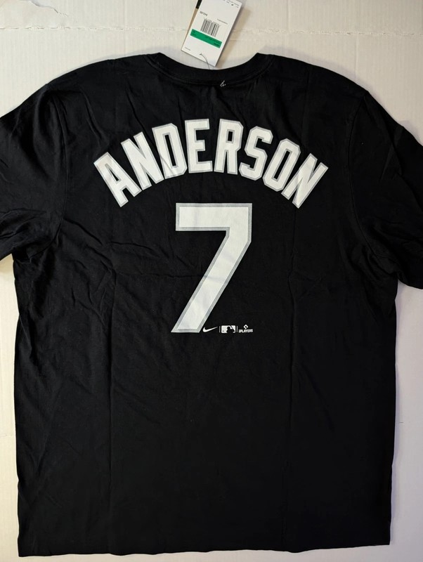 Nike Chicago White Sox #7 Black Shirt MLB Baseball Men's Size XL NWT gallery