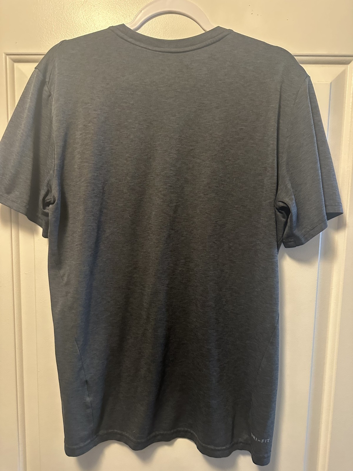 Nike Dri-Fit Training Tee Mens L Dark Gray Heather Short Sleeve gallery