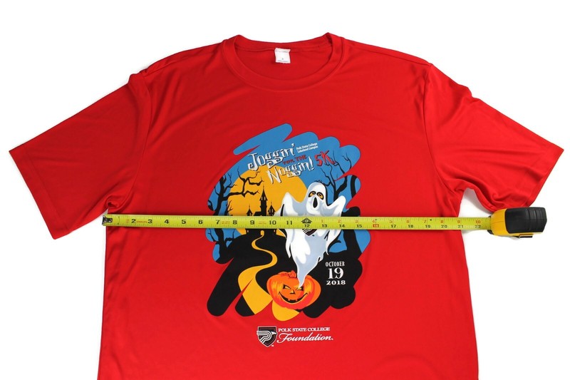 Polk State College Foundation Joggin For The Noggin Halloween 5K L Red T-Shirt gallery