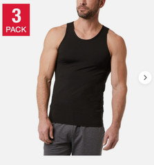 32 Degrees Cool Men’s Comfort Mesh Tank, 3-Pack, Color & Size Varies