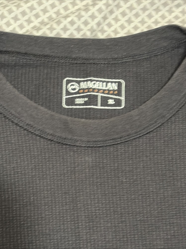 Magellan Outdoor Base Camp Thermal Men's XL Black Long Sleeve