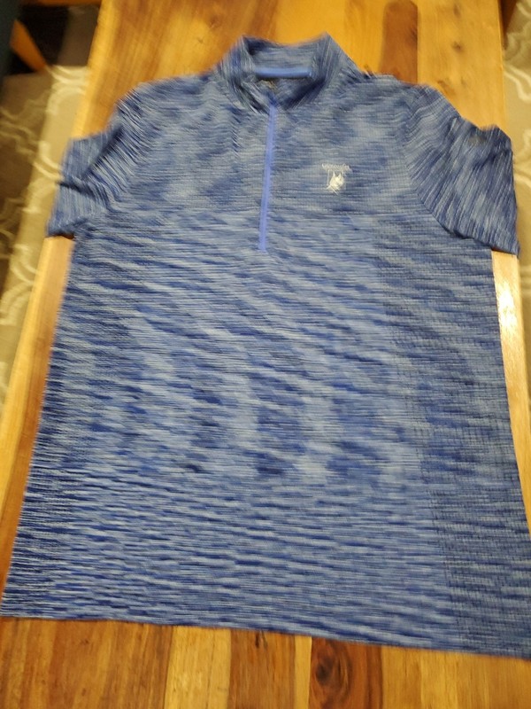 Under Armour 1/4 Zip Pullover Men's L Slim Fit Golf ⛳️ Threadbone With Logo gallery