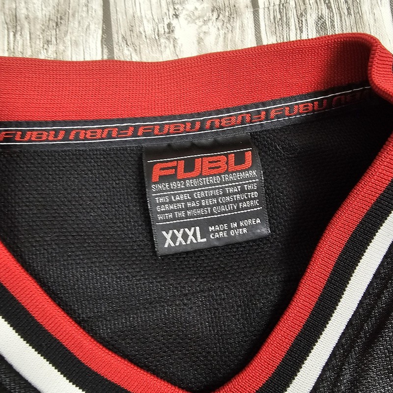 FUBU Jersey Shirt Mens 3XL Black Dirty South 05 Baseball Sports Collection Y2K gallery