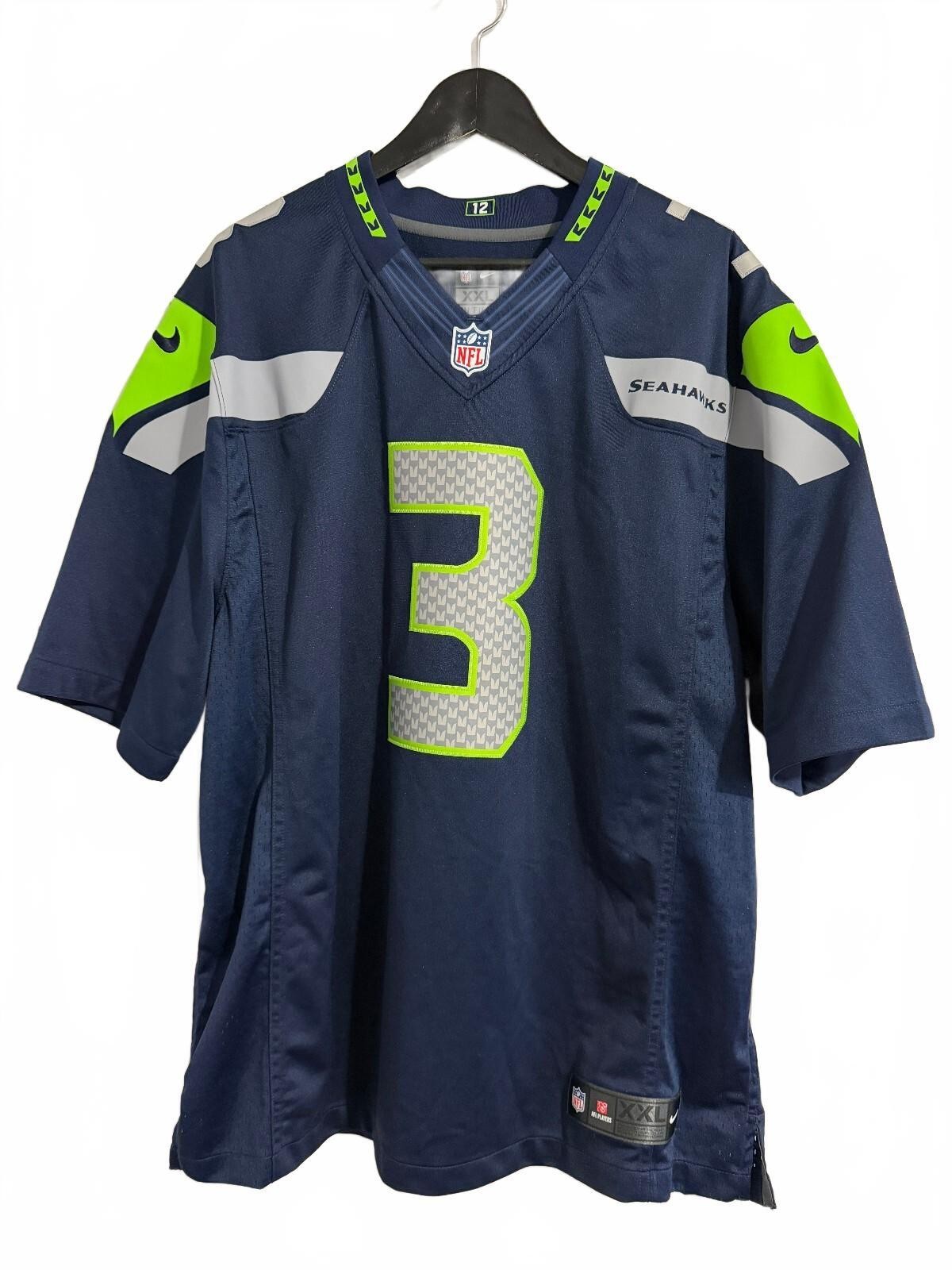 Russell Wilson Seattle Seahawks Nike NFL Jersey Size XXL gallery
