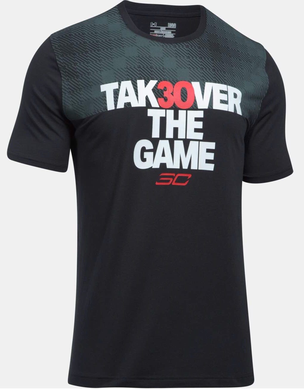 UNDER ARMOUR STEPH CURRY "TAK30VER THE GAME" BASKETBALL UA T-SHIRT WARRIORS A24 gallery