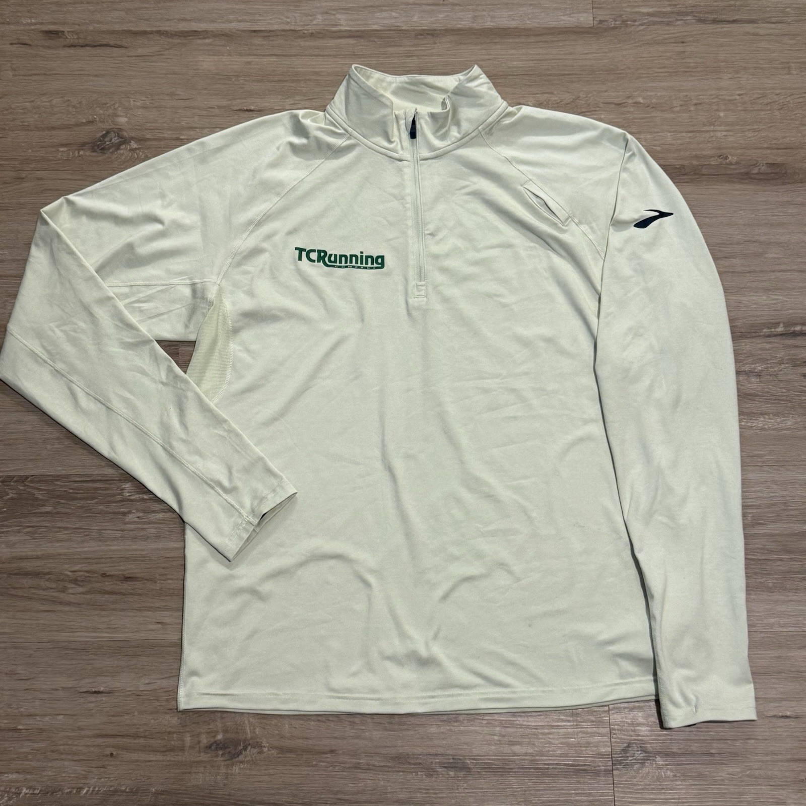 Brooks Dash 1/2 Zip Running Top Men’s Sz Large 211298 Honey Dew gallery