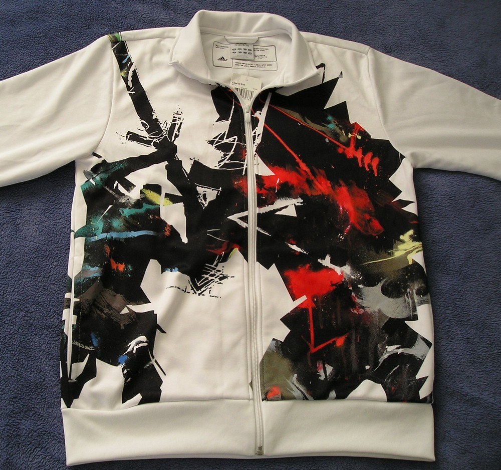 Adidas GOOD VS EVIL Track Jacket MR JAGO URBAN ARTIST SERIES Top firebird Mens M