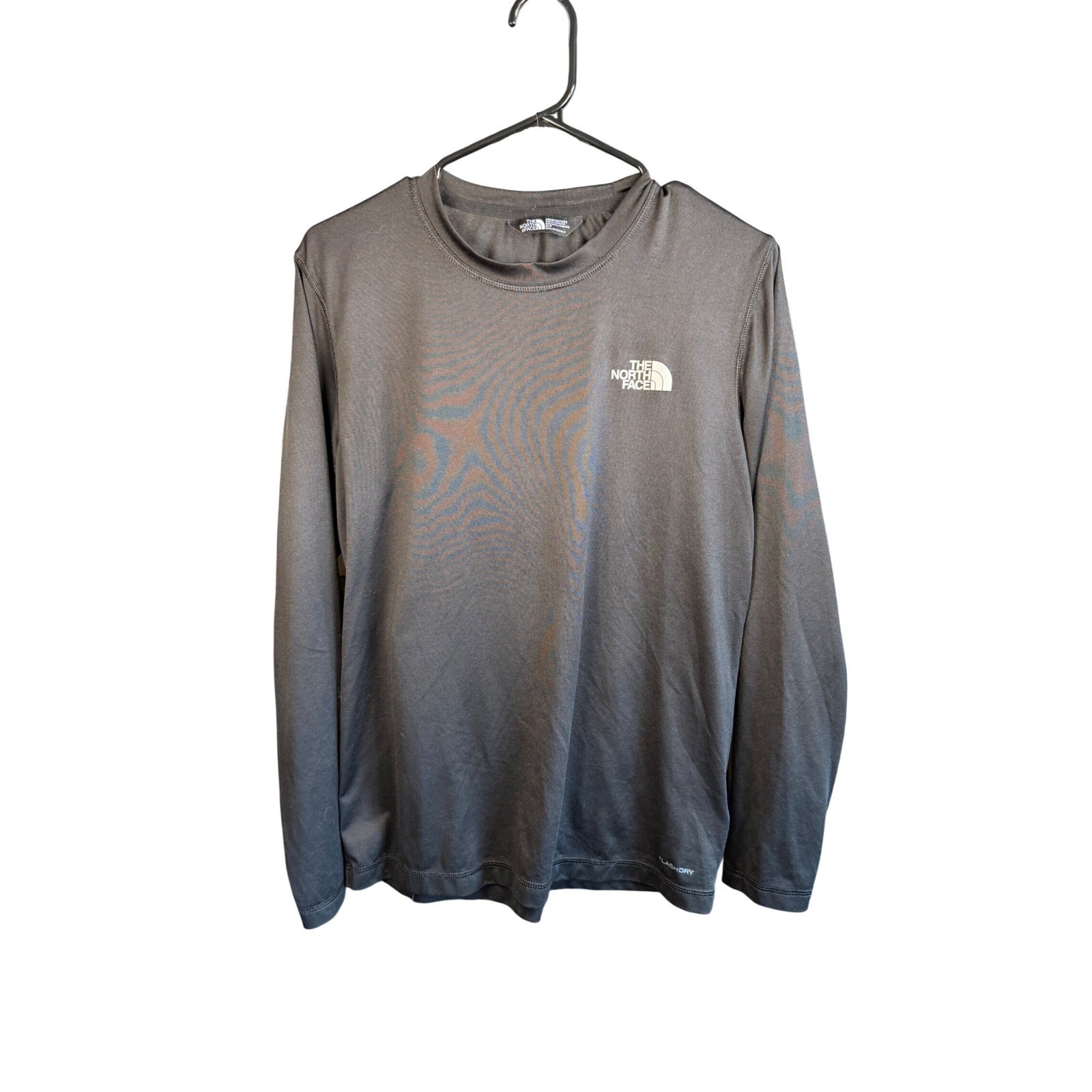 The North Face Mens FlashDry Long Sleeve Shirt Black Small Performance Tee gallery