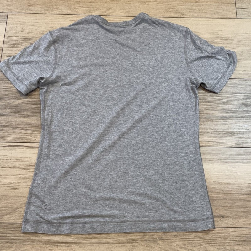 Lululemon Athletic Shirt Medium ? Mens Heather Gray Workout Gym See Measurements gallery