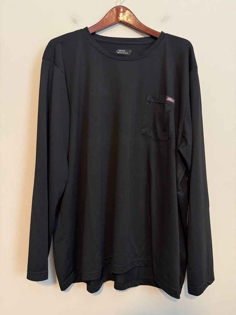 🛠️ Dickies Long Sleeve Performance Tee Mens 3XL Shirt Moisture Wicking Work gallery