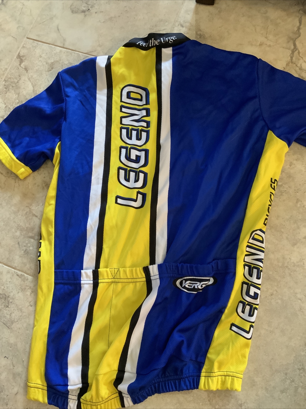 Verge 2 Mock Neck Legend Bicycles Racing Shirt Men's Size Medium gallery