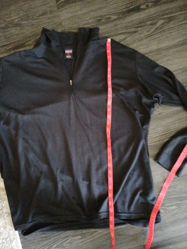 Vintage Patagonia Capilene Shirt Mens XL Black Quarter Zip USA 90s gallery