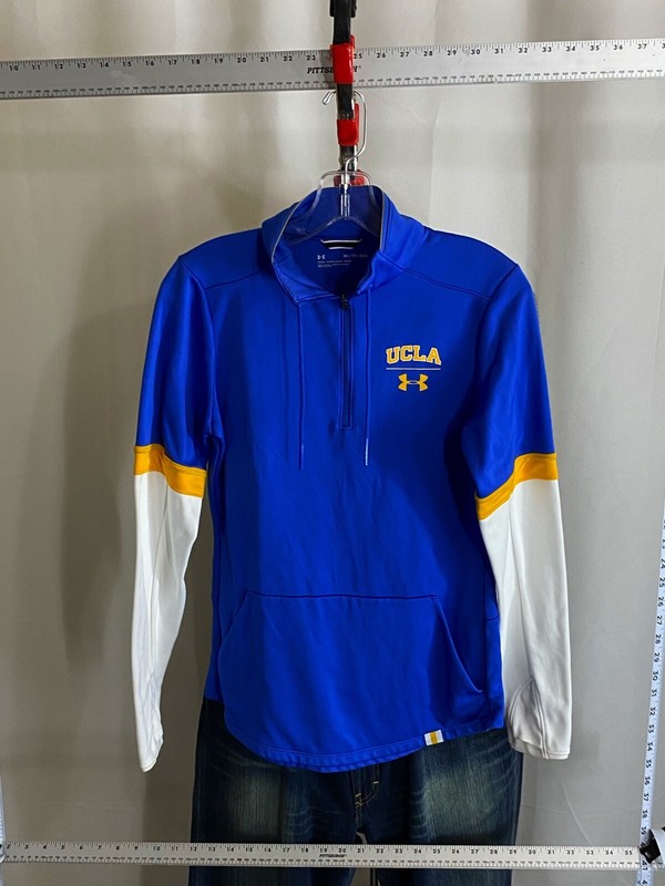 WOMENS Under Armour UCLA Bruins Zip LONG SLEEVE SWEATER PULL OVER SHIRT XS gallery