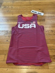Nike Men’s USA INTERNATIONAL Team Pro Elite Muscle Singlet Small 2023 AO8669-602