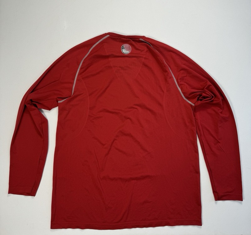 Nike Team Shirt Men's 2XL Red Workout Sports Performance Active Stretch gallery