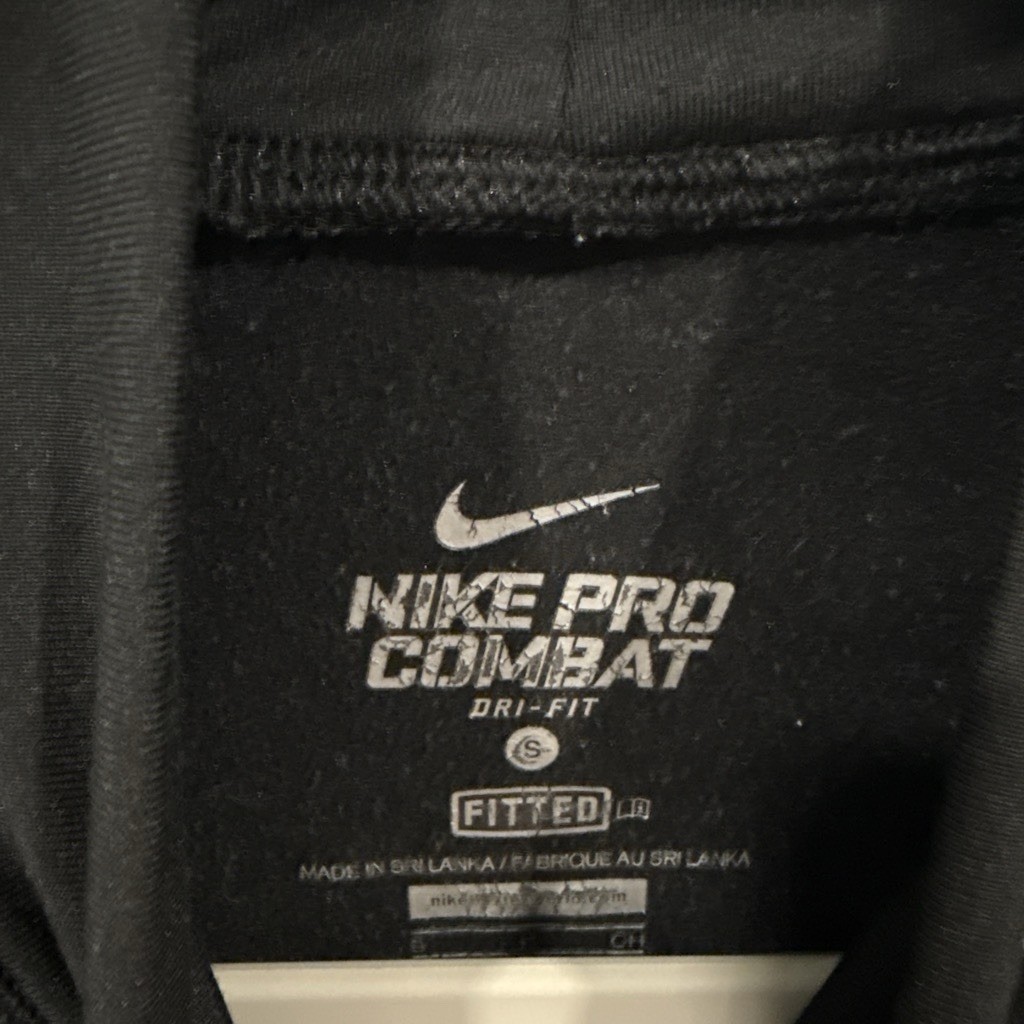 Nike Pro Combat Fitted Long Sleeve Shirt Men's Small, Black gallery