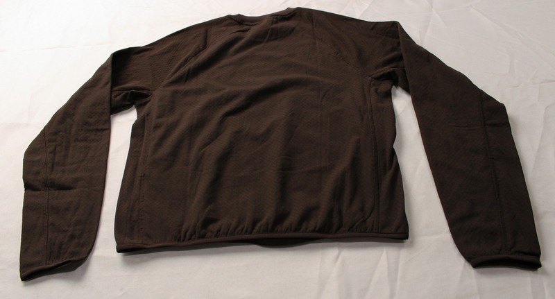 Adidas Men's Active Long Sleeve Running Logo Zip Pocket Top EJ3 Brown Small gallery