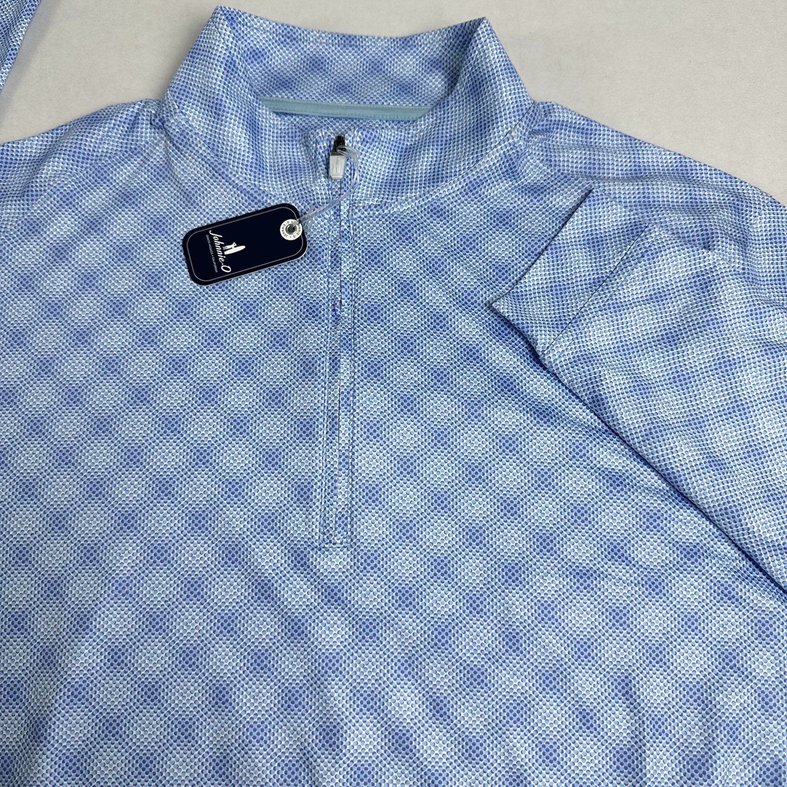 NWT Johnnie O Performance Fabric Sperlings Half-zip Pullover Permafrost Medium gallery
