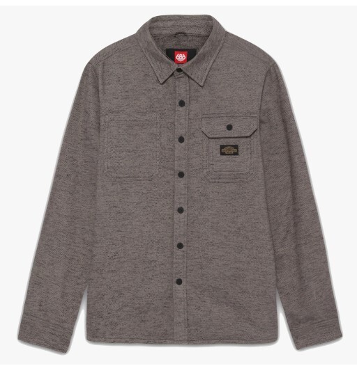 686 Snowbird Heavy Flannel Shirt (L) Charcoal M3WNWLS114-CHT gallery
