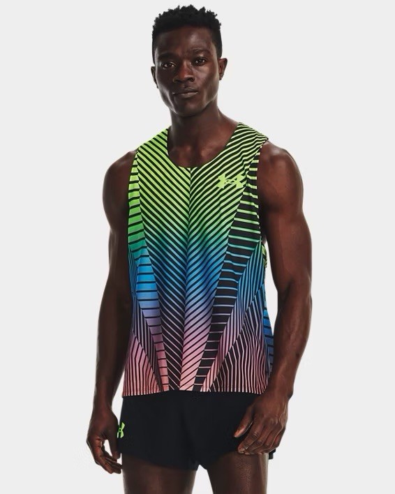 Under Armour UA Rush Run Distance Singlet Top Men's Size Medium NWT gallery
